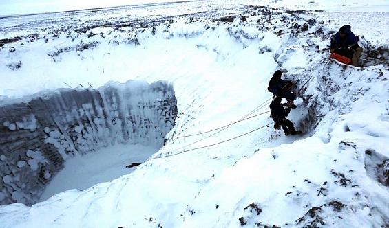Ученые спустились на дно ямальской воронки
