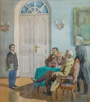 Николай Пирогов на вступительных экзаменах в Императорский Московский университет