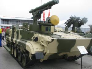 Самоходный многоцелевой противотанковый ракетный комплекс «Хризантема-С»
